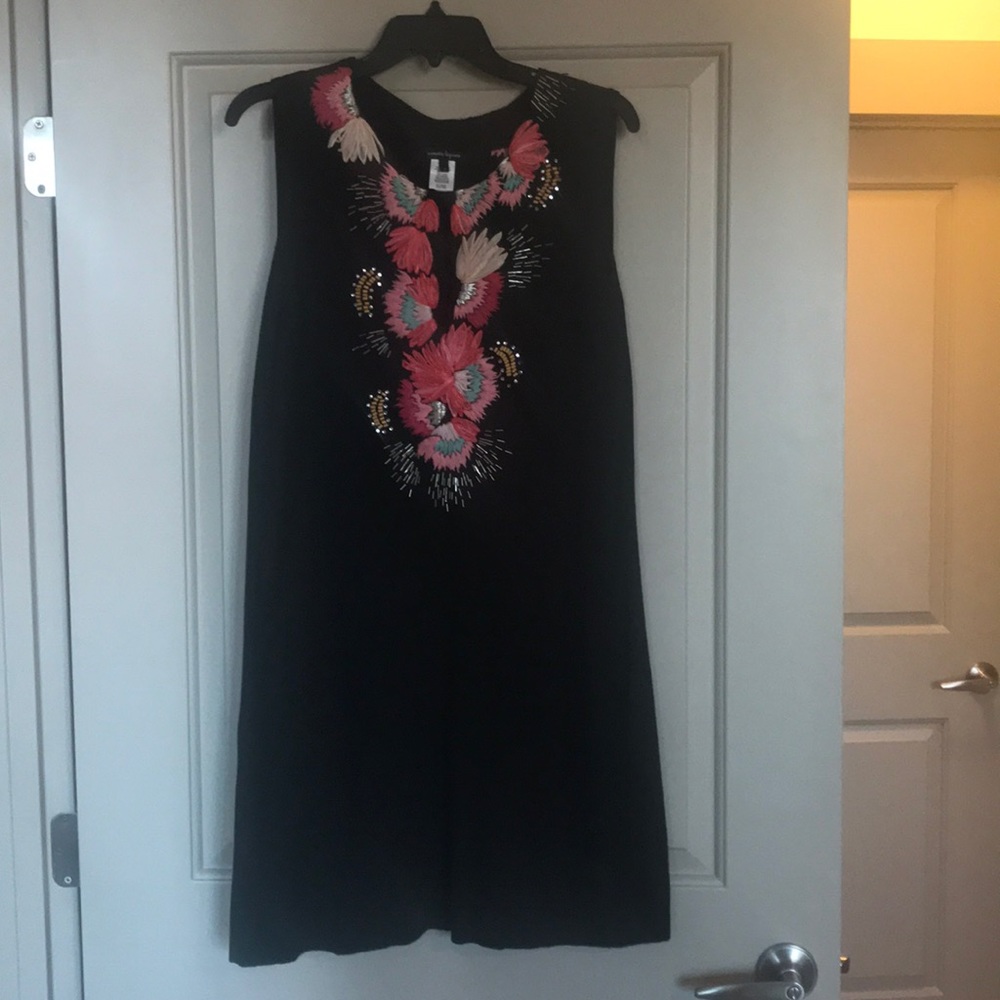 Nanette Lepore beaded black dress